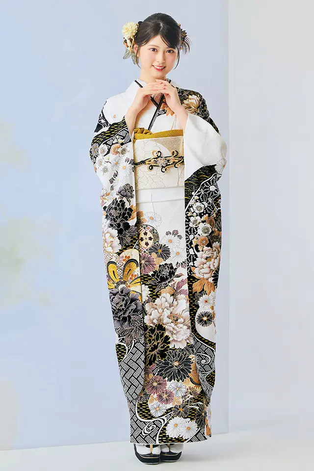 成人式振袖カタログ(E-4606) | 成人式の振袖レンタル・振袖購入・ママ