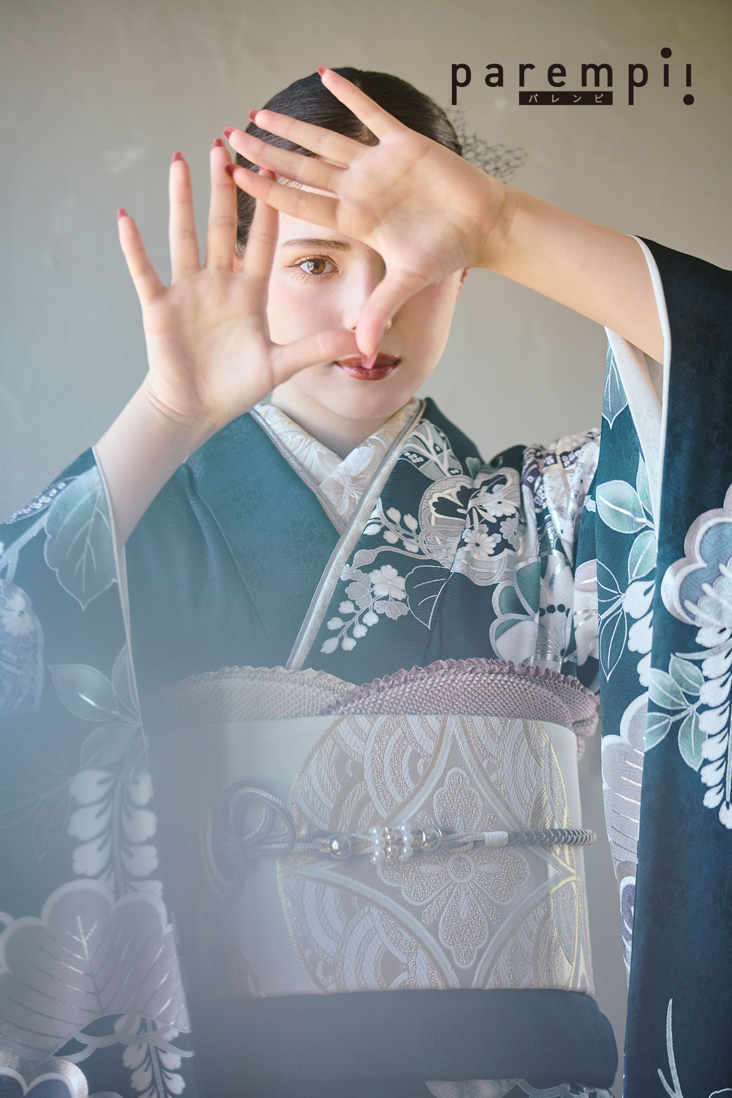 グレちゃん(振袖)2枚 希空（のあ）”ちゃんの振袖-ピンク｜成人記念の新作振袖ご紹介 NOA-004