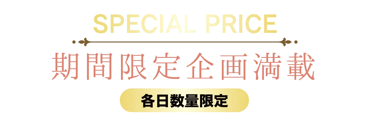 2日間限りのスペシャル企画