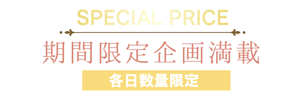 2日間限りのスペシャル企画