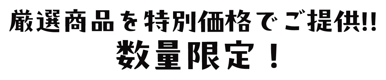 2日間限りのスペシャル企画