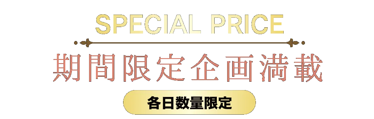 2日間限りのスペシャル企画