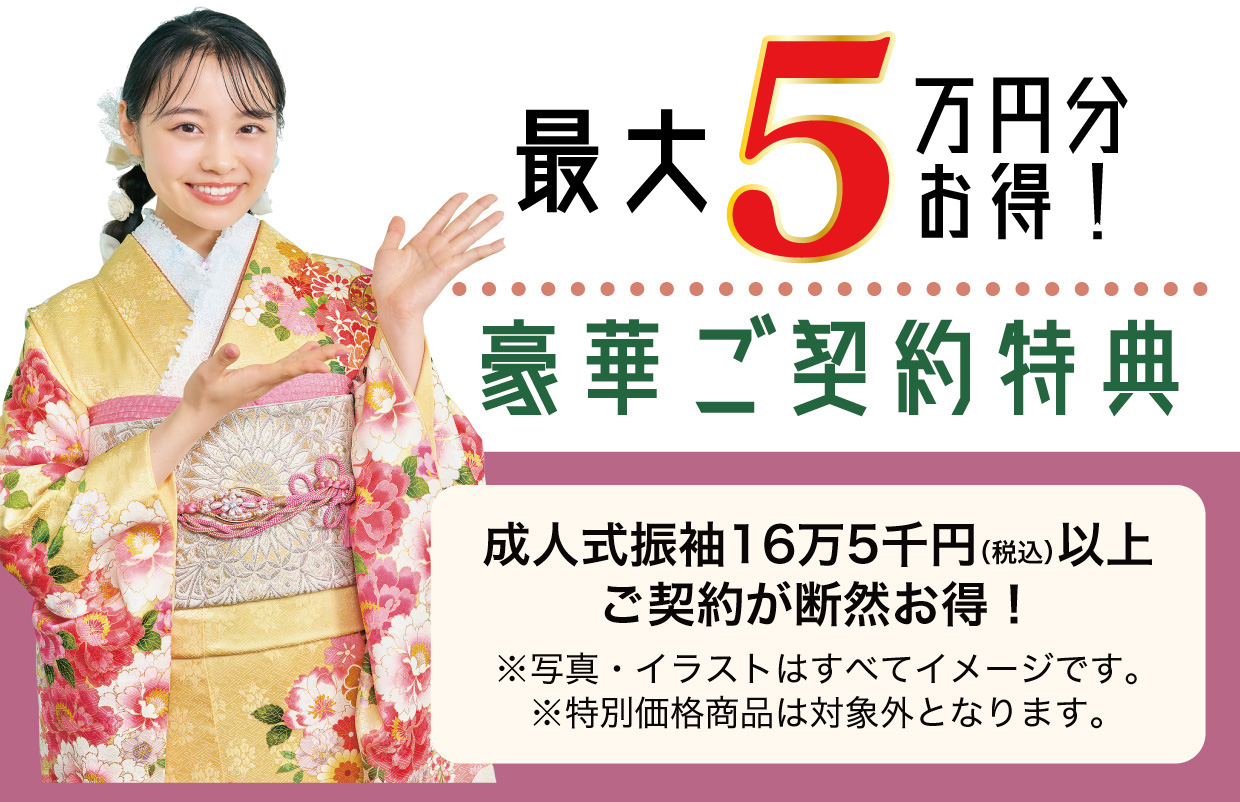 15万円以上契約特典
