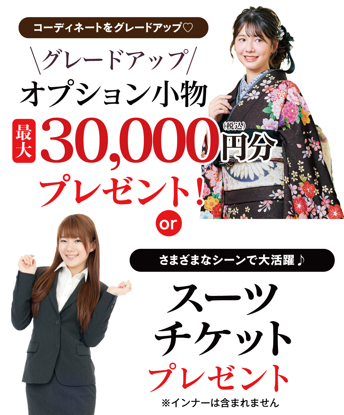 グレードアップオプション小物
