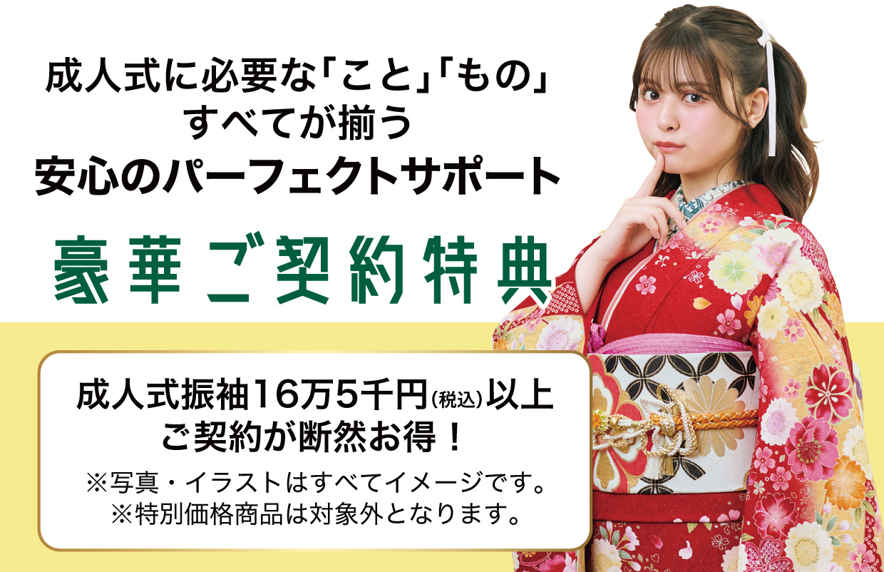 15万円以上契約特典