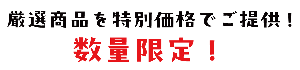 2日間限りのスペシャル企画