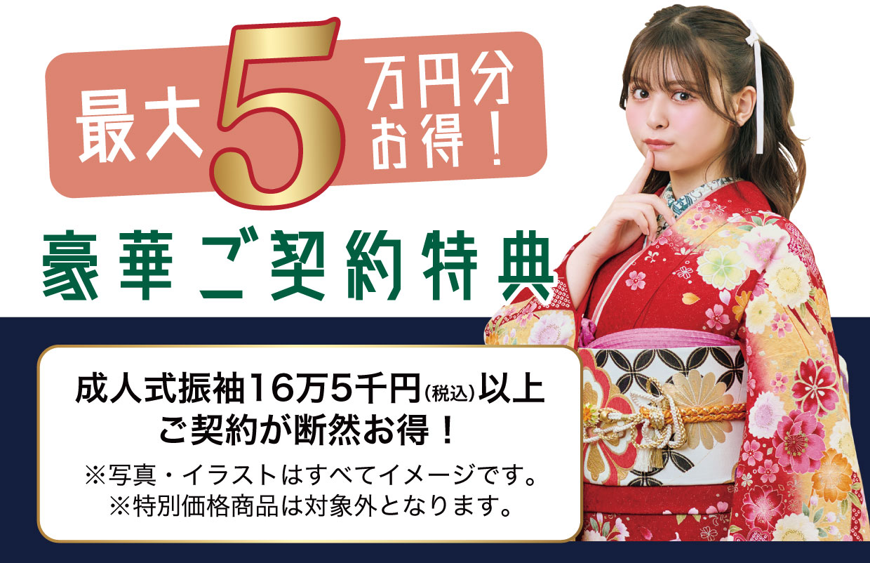 15万円以上契約特典