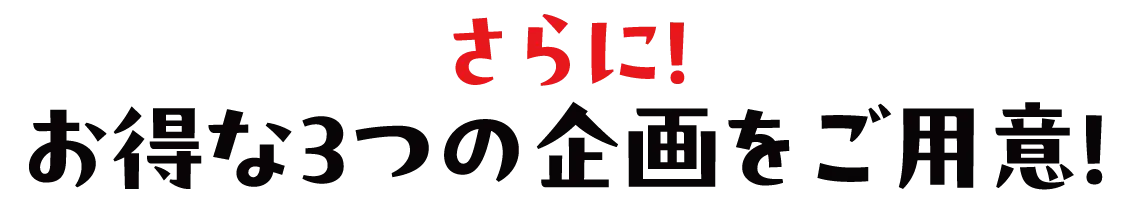 2日間限りのスペシャル企画