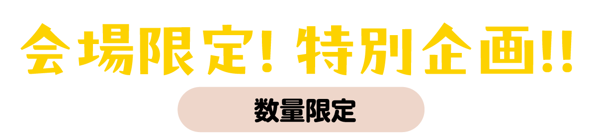 2日間限りのスペシャル企画
